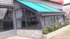 Oasis-toldo retráctil de aluminio con Control remoto para el hogar, toldo de tela de tragaluz, para uso residencial, Sala solar y ventanas - Product Image 5