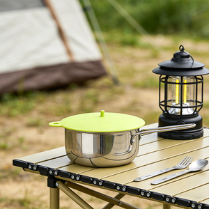 Couvercles de casseroles en silicone résistants à la chaleur, de qualité alimentaire, ouvrables, anti-poussière, avec ventouse, adaptés au four - Product Image 5