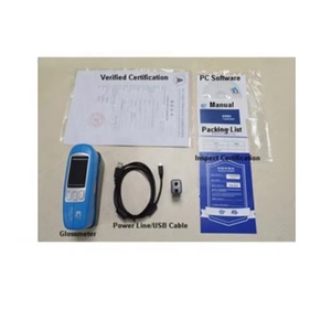 เครื่องวัดความเงาแบบหลายมุม ISO 2813 ASTM D 523 CS-380 20 60 85 องศา เครื่องวัดการส่งผ่านแสงความเงาสูง - Product Image 6