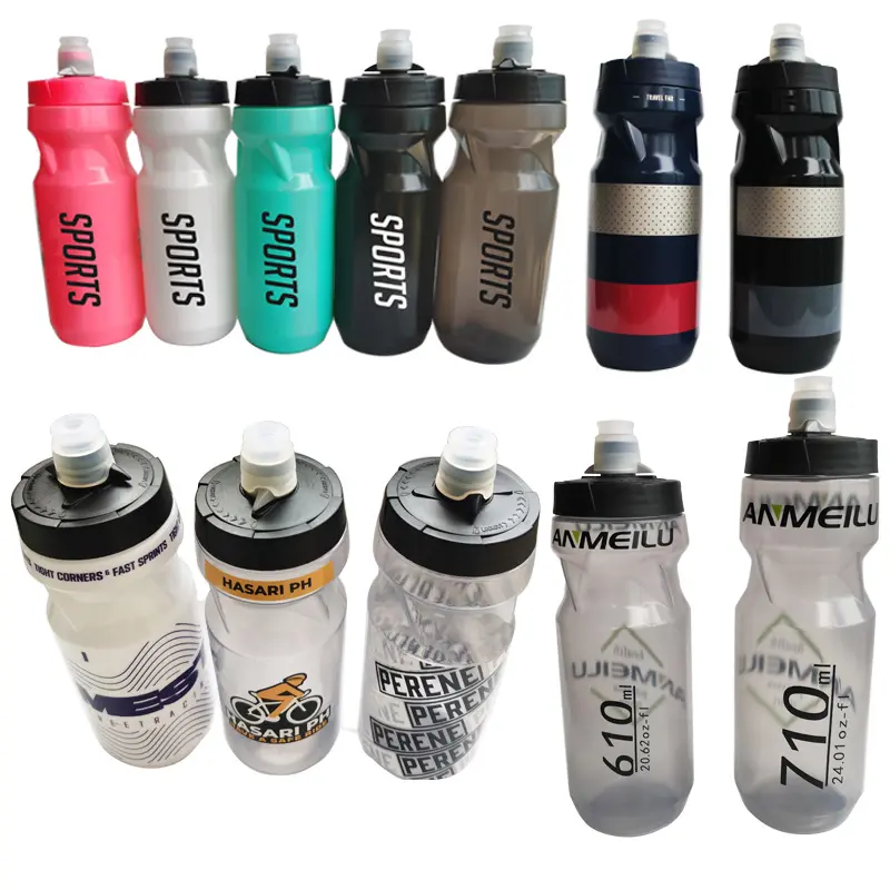 <span class=keywords><strong>BPA</strong></span> משלוח באיכות גבוהה חיצוני אופני אופניים רכיבה על אופניים הרי 610ML 710ml ספורט לשתות פלסטיק מים בקבוק עם מותאם אישית לוגו