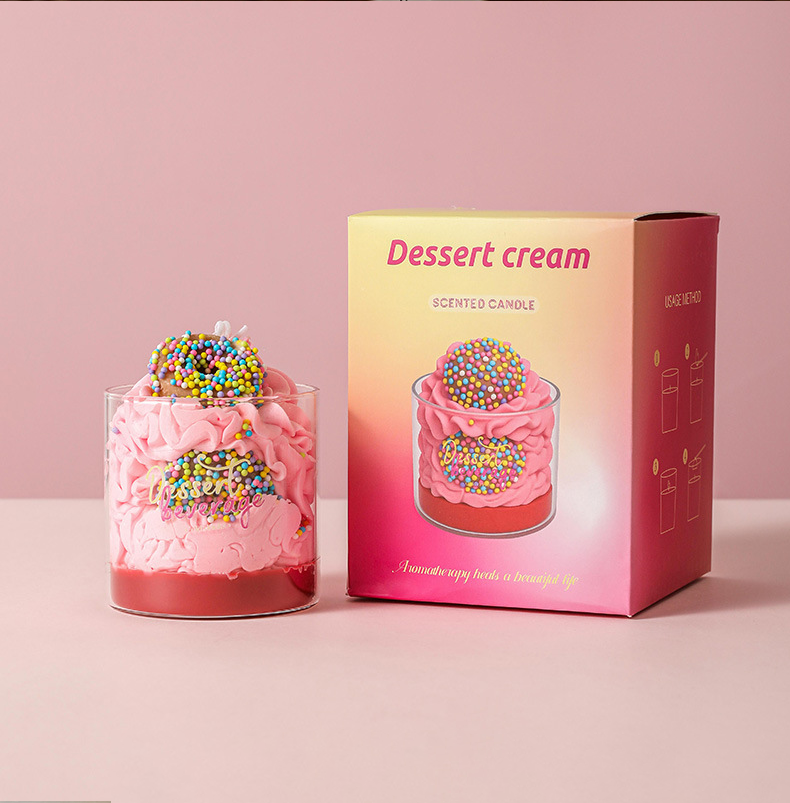 Bougie parfumée Donut (parfum : bonbon)