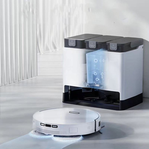 Hotel Home Use Fully Automatic Robot Vacuum Cleaner Self-Cleaning Feature Wet Dry Cleaning Water Supply Drainage Dust <b>Plastic</b> EU - Product Image 6