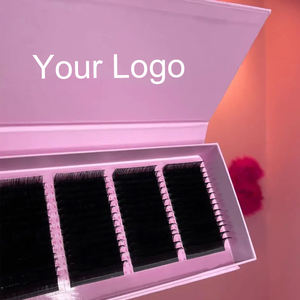 लैशफाइन वेलवेट वॉल्यूम आईलैश एक्सटेंशन निजी लेबल व्यक्तिगत लैश ट्रे डार्क मैट ब्लैक कैशबैक एक्सटेंशन प्रदान करता है। - Product Image 6