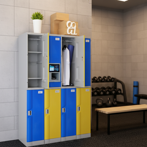 Toppla Modern Style Multi <b>Lock</b> Key <b>Portable</b> Durable Eco Friendly Waterproof ABS Plastic Lockers Knock Down Design Gym Locker - Product Image 1
