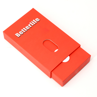 Boîte d'emballage résistante aux enfants, faite à la main, personnalisée, 0,5 ml, 1 ml, avec fenêtre et EVA