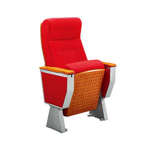 เก้าอี้โรงหนัง/ห้องบรรยาย รุ่น WZ-102 สีแดง หุ้มเบาะ พร้อมโต๊ะเขียนหนังสือ สำหรับโรงเรียน/ห้องบรรยาย - Product Image 1