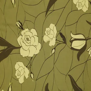 Großhandel Rayon Challis Stoffe Gewebter Digitaldruck Blumen design Individuell bedruckter Rayon Stoff für Kleid