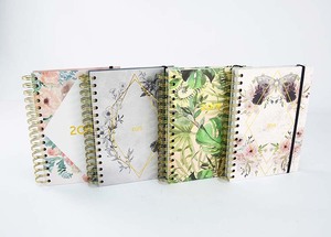 Planificador español de Flora hoja de sello de tapa dura espiral semanal planificador diario <span class=keywords><strong>agenda</strong></span> con pestañas divisoras - Product Image 6