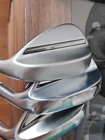 Offre Spéciale – Ensemble de fers de golf pour droitiers, en acier inoxydable forgé en Chine, avec grip et housse de tête en caoutchouc imperméable et portable