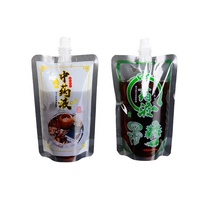 Sachets de liquide Doypack de jus de gelée réutilisables imprimés personnalisés pour eau minérale médecine liquide autres boissons