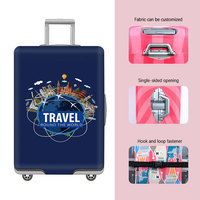 Housse de Valise Extensible en Polyester Robuste et Durable, Protection Personnalisable, Élastique, OEM ODM – Offre Spéciale