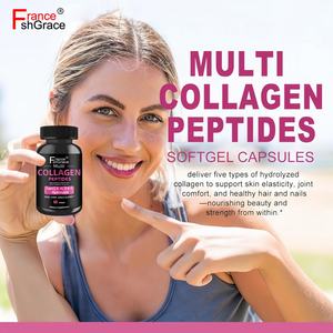 Complément de peptides de collagène multiples pour soutenir la santé de la peau, des cheveux, des ongles et des articulations chez les adultes – Gélules de collagène multiples - Product Image 3