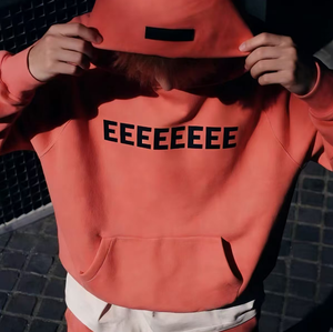 <span class=keywords><strong>Sweat</strong></span>-shirt à capuche ESS pour homme, tendance 1977, en velours américain multi-fils, doublé et surdimensionné, coupe hiver - Product Image 2