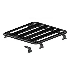 4x4 auto dach top rack mit aluminium material 135x125cm gepäck rack mit stahl universal halterung gepäck träger