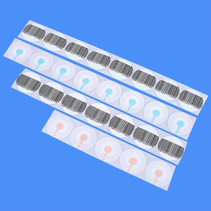 תוויות רכות דביקות נגד גניבה EAS <span class=keywords><strong>RF</strong></span> 8.2Mhz ישירות מהמפעל, צבעים: ברקוד/לבן/שחור/שקוף, מאושרים על ידי CE/ISO - Product Image 4