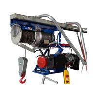 Palans électriques LINO SELLA 500 kg avec câble en fer/métal de 7 mm, nouvelle construction, vitesse de levage de 28 m/min, force de rupture de 31 kN, garantie d'un an