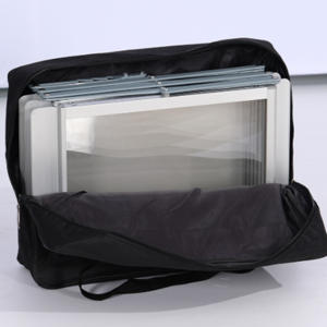 Estante de literatura A4 plegable portátil Acrílico Aluminio Tradeshow Revistero Catálogo Soporte Estante Exhibición Cartón Promociones - Product Image 6