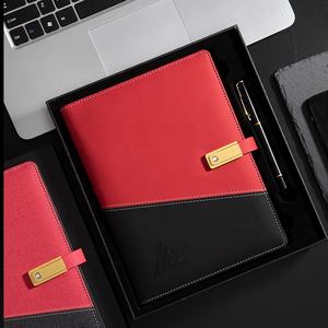 Powerbank A5 personalizado, organizador de <span class=keywords><strong>Agenda</strong></span> de carga inalámbrica, conjunto de regalo con bolígrafo y caja, logotipo LED personalizado para promoción - Product Image 3