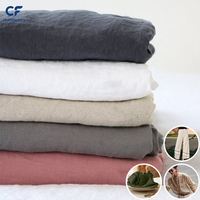 Tela de Lino 100% Puro de Lujo, 140 cm de Ancho, 110GSM-275GSM, Textil de Lino Natural al por Mayor para Prendas Personalizadas