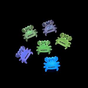 Simulación luminosa colorido cangrejo materiales hechos a mano DIY resina artesanía novedad dormitorio de los niños decoración de muebles - Product Image 4