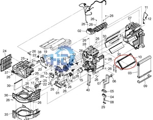Core Heater <strong>Radiator</strong> XB00001051 ZX240-5G ZX250G-5G ZX200LC-5G ZX280LC-5G ZX330-5G ZX470LCR-5G <strong>Excavator</strong> Parts HIT Brand High - Product Image 4
