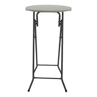 Ensemble de patio en plastique pliable et durable pour hôtel, plage, hôpital, entrepôt, extérieur, balcon, terrasse, idéal pour les cocktails