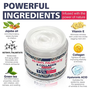Crema hidratante <span class=keywords><strong>de</strong></span> colágeno retinal <span class=keywords><strong>de</strong></span> ácido hialurónico para hombres y mujeres, día, noche, cuello, cara, envejecimiento, crema antiarrugas, crema facial, loción - Product Image 3