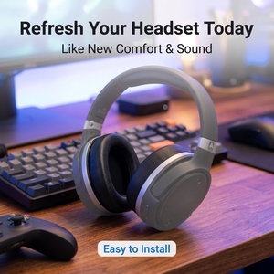 Almohadillas de Repuesto para Auriculares HyperX CloudOrbitS, Compatibles con Auriculares para Juegos Audeze <span class=keywords><strong>Penrose</strong></span> X/Audeze Mobius/Audeze <span class=keywords><strong>Penrose</strong></span> - Product Image 4