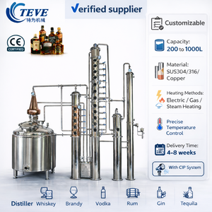 เครื่องกลั่นแอลกอฮอล์แบบปรับแต่งความจุได้ ควบคุมอุณหภูมิแม่นยำ สำหรับไวน์ วิสกี้ และเครื่องดื่มแอลกอฮอล์อื่นๆ - Product Image 1