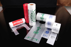 ถุงพลาสติกใสแบบม้วนสำหรับซื้อของในซูเปอร์มาร์เก็ตพร้อมพิมพ์ลาย - Product Image 3