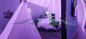 Kamp çadırı açık özelleştirilmiş <span class=keywords><strong>conch</strong></span> otel satılık çadır - Product Image 5