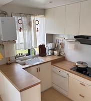 Meuble de cuisine moderne en bois massif, écologique, avec revêtement non toxique, couleur personnalisable, panneau sain pour la maison