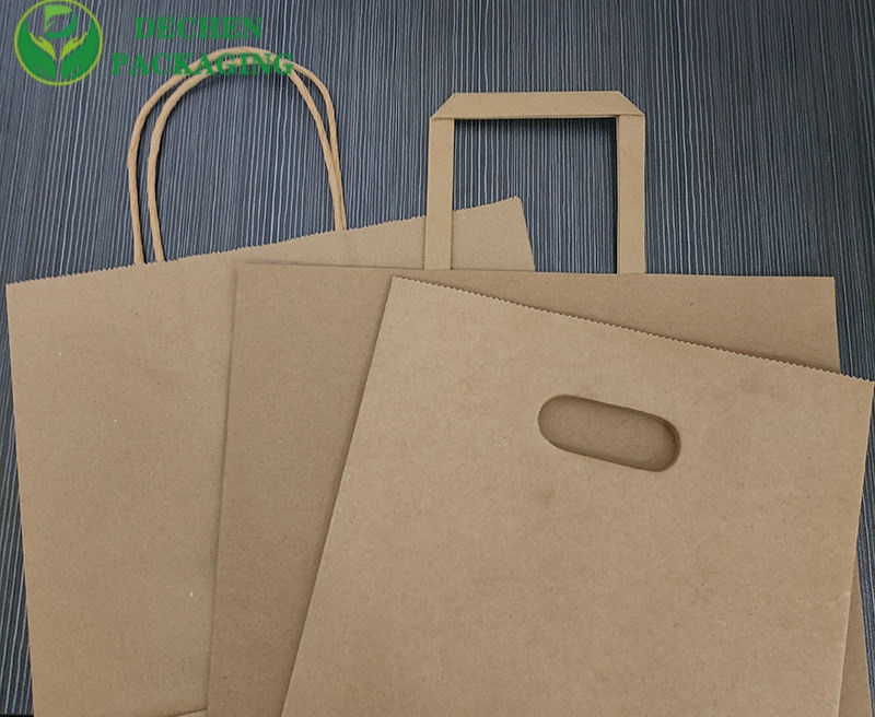 Sacs en papier lourds avec poignées