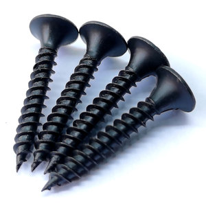 Vis autoperceuses pour plaques de plâtre, phosphatées noires, haute résistance, en vrac - Product Image 3
