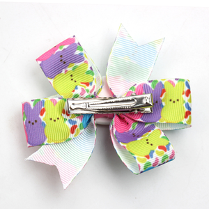 Pinwheel de Pascua, pinzas para <span class=keywords><strong>el</strong></span> pelo de conejito, lazo de huevo colorido, pinzas para <span class=keywords><strong>el</strong></span> pelo de <span class=keywords><strong>pollito</strong></span>, accesorios para <span class=keywords><strong>el</strong></span> cabello para niños - Product Image 4