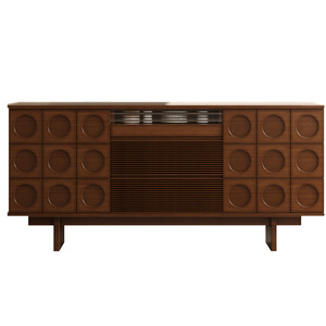 Meuble TV rétro américain en bois massif Buffet de rangement <span class=keywords><strong>mural</strong></span> pour le salon des petits appartements - Product Image 5