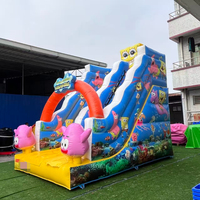 Tobogán Inflable Comercial de 18 pies, Toboganes Inflables Acuáticos, Toboganes Inflables Acuáticos de Alibaba