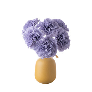Bouquet de fleurs artificielles CallaFloral, couleur bleu ciel, violet, champagne, décoration pour la fête des mères, fleurs à tenir en main - Product Image 5