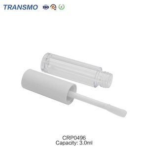 Tubes de gloss à lèvres vides à marque privée, cylindres cosmétiques en plastique de 3 ml pour fard à joues et rouge à lèvres blanc - Product Image 5