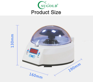 Centrífuga <span class=keywords><strong>veterinaria</strong></span> eléctrica portátil de 8000 RPM, tubo de ensayo de microorganismos, centrífuga de tubo de ensayo de microorganismos - Product Image 4