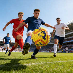 Palloni da Calcio Professionali di Alta Qualità, Cuciti a Macchina, Termosaldati, Leggeri, Impermeabili, Misura 5 per Accademie di Calcio - Product Image 2