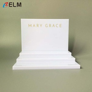 Tùy chỉnh Kem Son môi thân thiện với môi 3-tầng truy cập hàng đầu hiển thị đứng trắng đúc chất lượng <span class=keywords><strong>Acrylic</strong></span> đánh bóng bề mặt ELM thương hiệu - Product Image 2