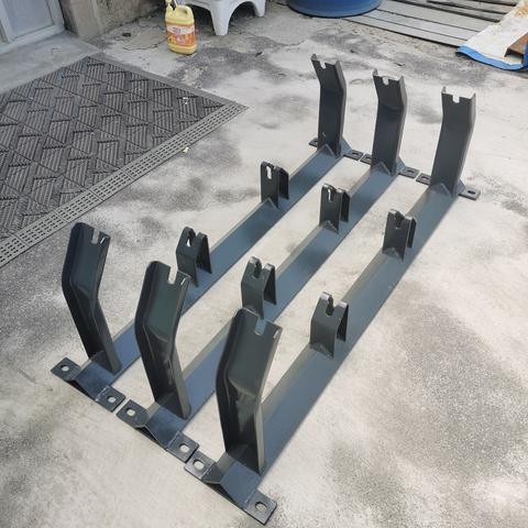 Mining Rubber Belt Conveyor Trough Idler Roller Support/Frame/Bracket Core Components Bearing for Manufacturing Plant