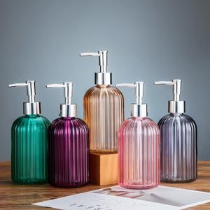 Botella de bomba de espuma de vidrio de lujo ligero para cosméticos - Product Image 5