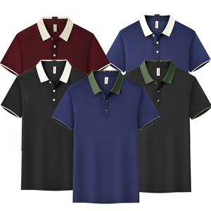 Camiseta de Manga Corta para Personal de Restaurante, Ropa de <span class=keywords><strong>Trabajo</strong></span> con Patrón Sólido para Cafetería, Tienda de Té con Leche, Bar de Aperitivos, Panadería, Camareros - Product Image 3