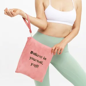 Yogamat-bolsa de viaje para gimnasio, bolsa de microfibra de ante ecológica con estampado personalizado - Product Image 1