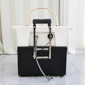 Évier de shampoing de salon avec système de circulation d'eau Lavabo de thérapie capillaire connectable au lit de beauté - Product Image 6