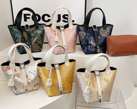 Kit de Matériaux DIY pour Sac à Main 2026, Ensemble de Couture Jacquard Brocart Chinois, Projet de Sac Fourre-tout Vintage à Poignée Supérieure et Bandoulière