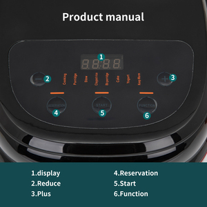 Digital de cocina automática inteligente multifunción eléctrico portátil olla de arroz 3L rosa roja no revestimiento olla interior 220v - Product Image 3