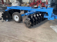 Herse à disques de type large à chenilles robuste, cultivateur à coupe profonde pour la préparation du sol agricole, pour utilisation avec un tracteur, sol puissant
